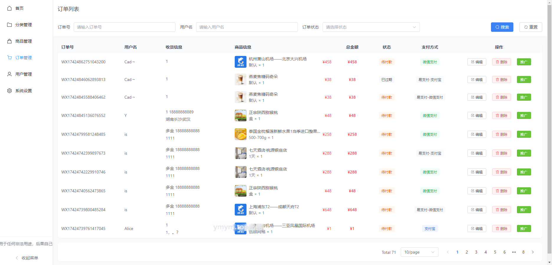 最新11合1代付商城系统新版源码模板 全开源无加密