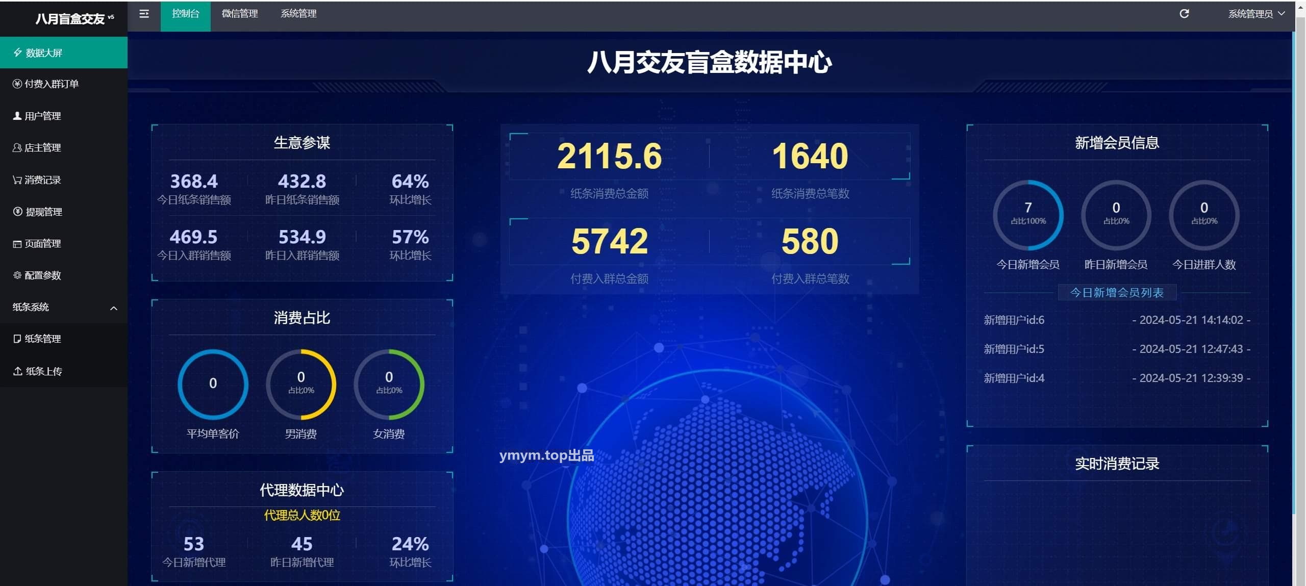 2024全新交友盲盒+付费进群二合一源码+教程免费下载