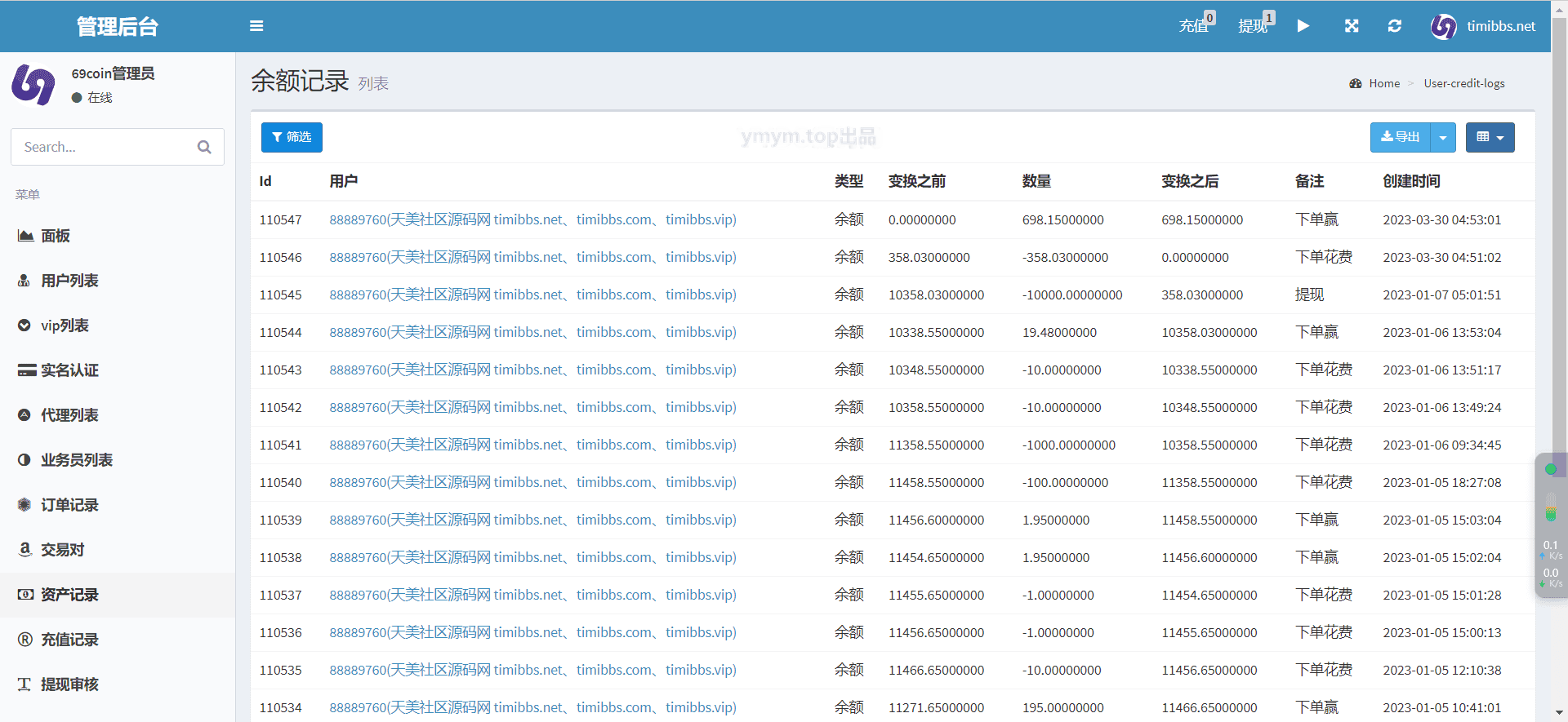 69coin交易所源码 多语言交易所合约程序