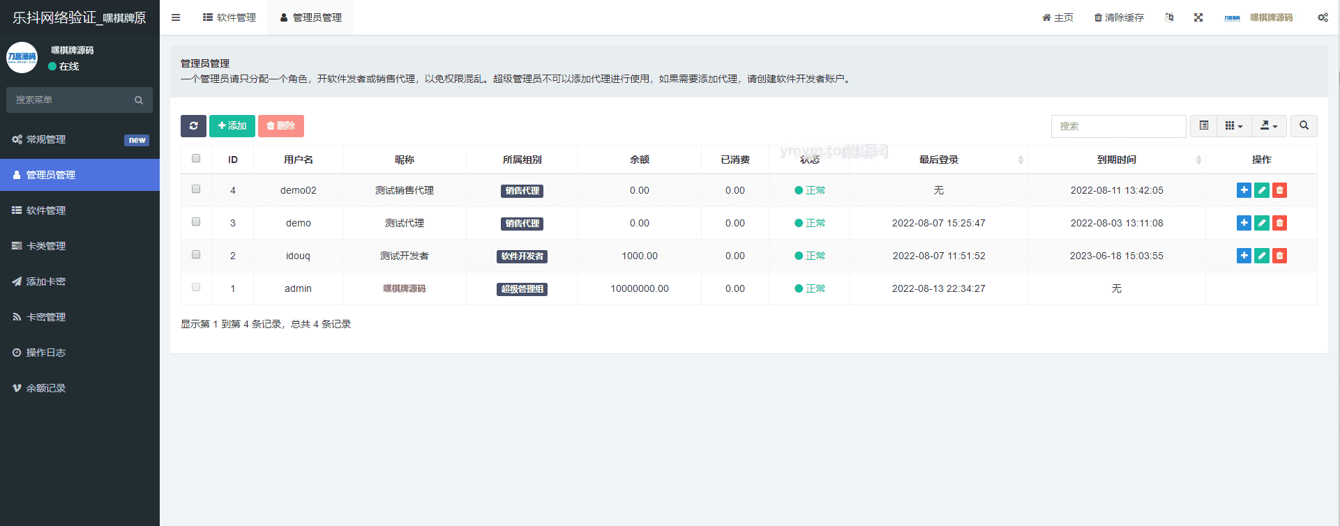 最新乐抖网络验证系统源码_站长亲测