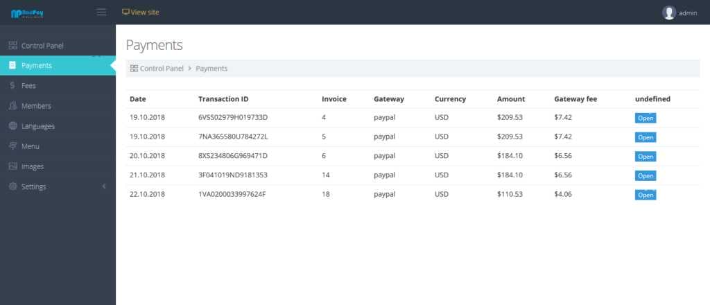PHP在线支付多语言收款程序 PAYPAL收款程序插图2