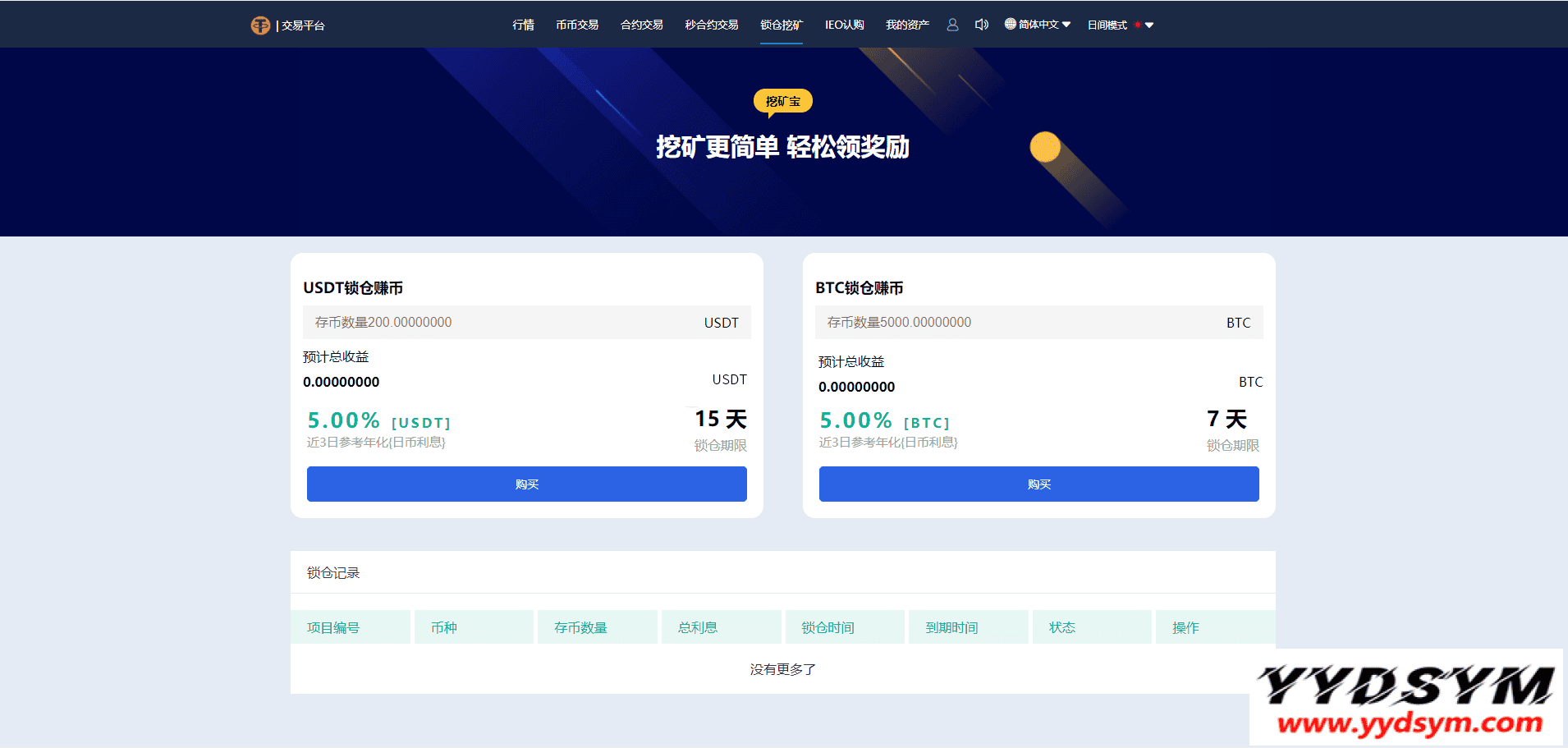多语言交易所/12国语言/秒合约/申购/锁仓/K线完整/脚本最全/带教程/日夜模式
